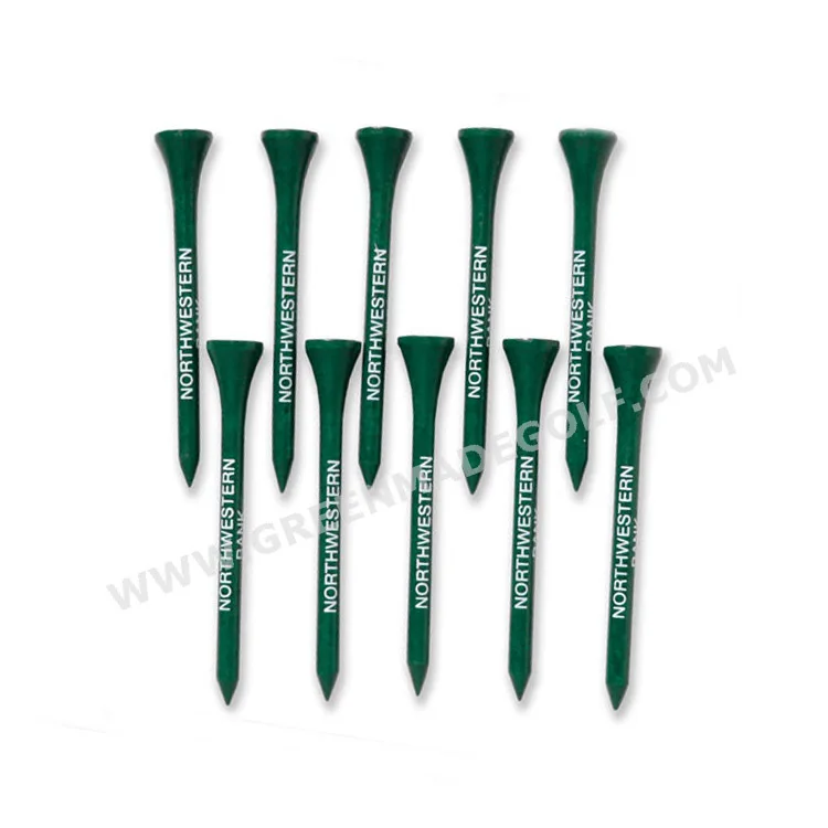 Custom golf tee printing machine Golf Products 70mm wooden golf tees