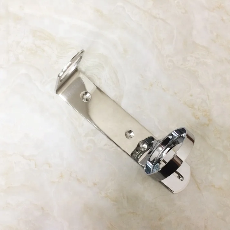 Mirror Shining 300ml PET Plastic Wall Mount Hand Bottle Soap Dispenser with Bracket