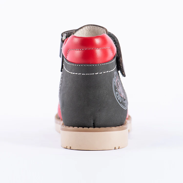 Fashionable style girls and boys sandals and orthopedic leather shoes