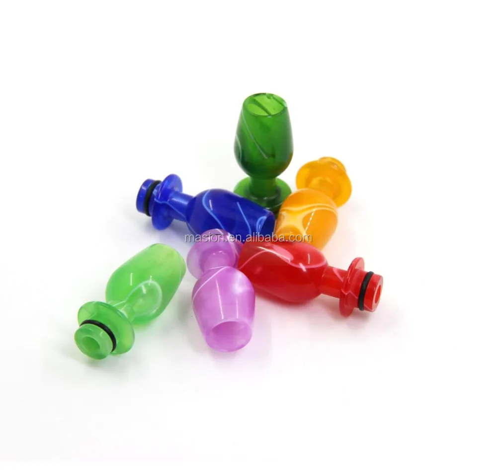 
Wholesale 510 thread acrylic Wine cup drip tip in stock 