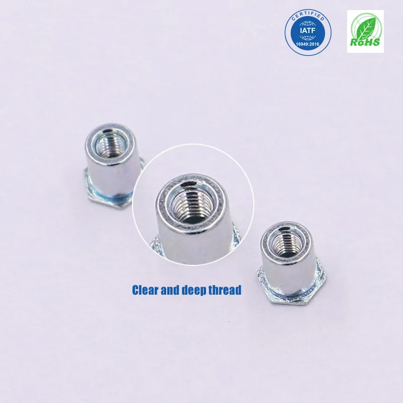 Customized precision bso self clinch fasteners screw standoff for auto industry