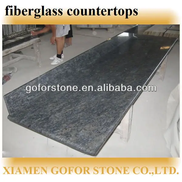 black granite stone countertop fiberglass reinforced