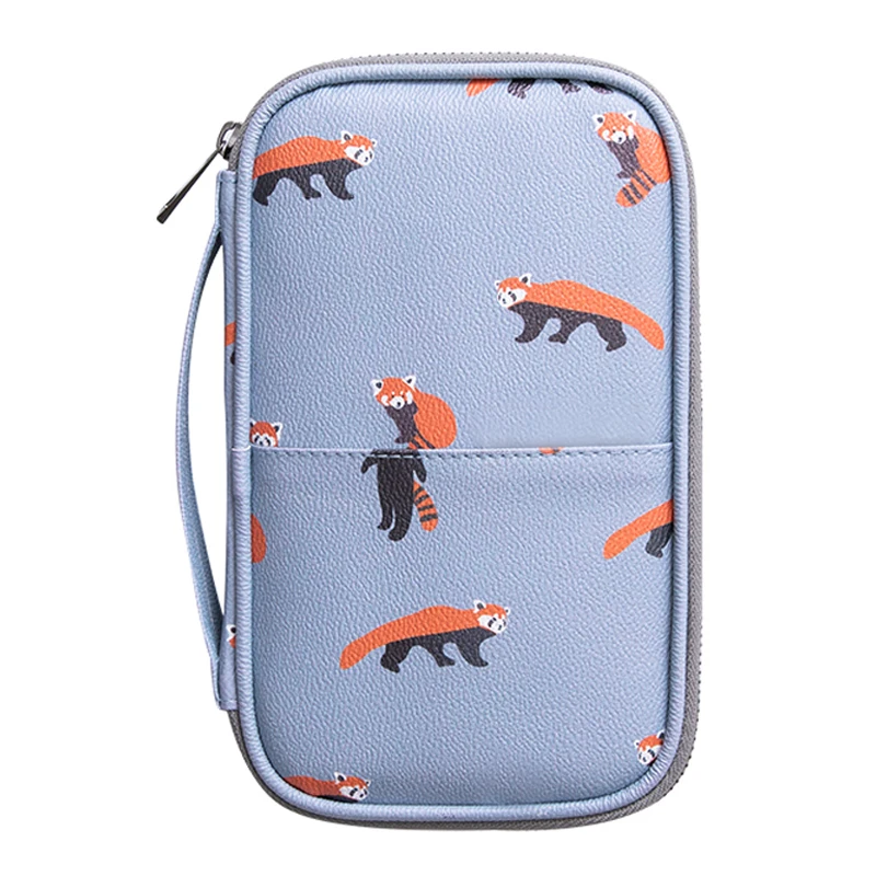 Travel Wallet RFID Blocking Passport Clutch Travel Document Organizer Vaccination Card Holder Passport Bag