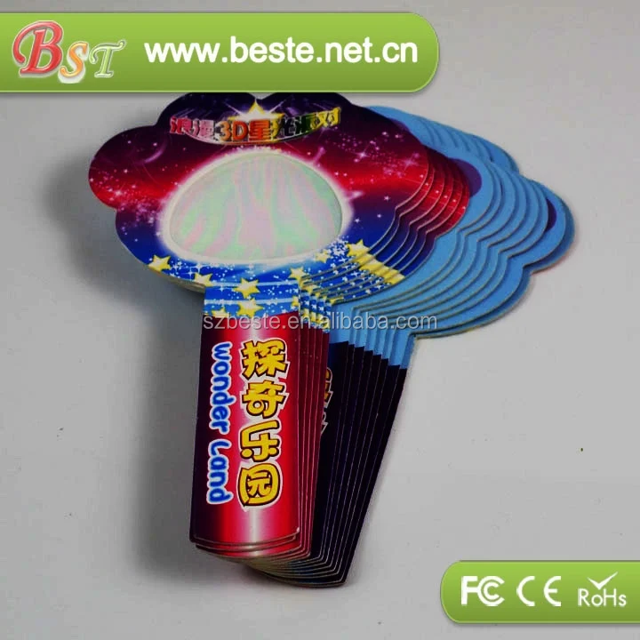 
paper cardboard christmas rainbow glasses,3d rave prism glasses 