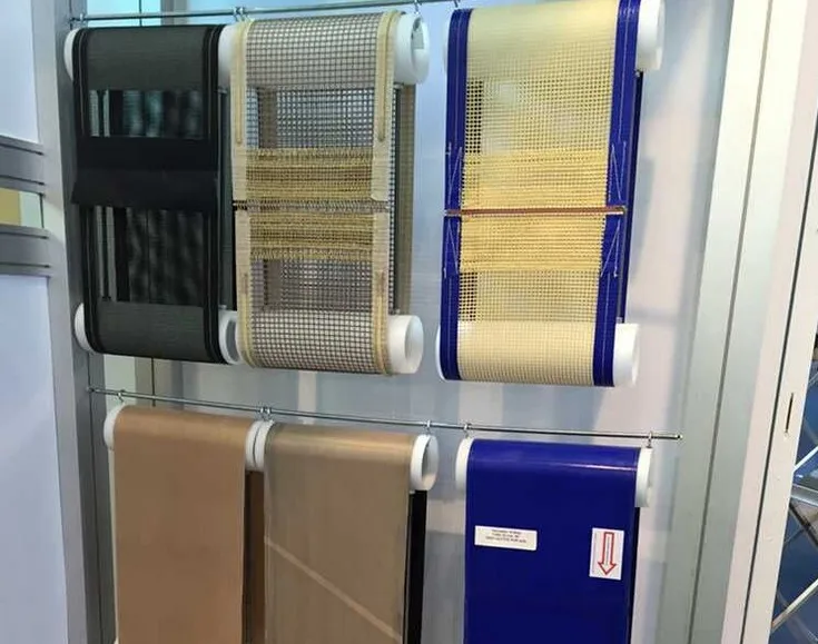 Heavy duty ptfe mesh conveyor belt for truck loading unloading