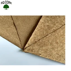 RQ CORK Low Price PU Leather Cork Fabric Cork Granule Stock