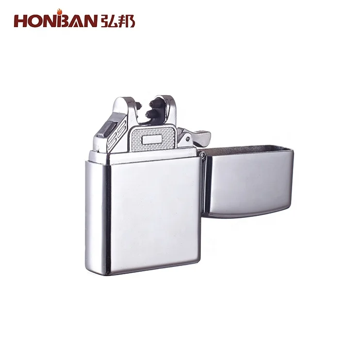 HONBAN 3.9*6*1.4cm windproof rechargeable cigarette USB lighter