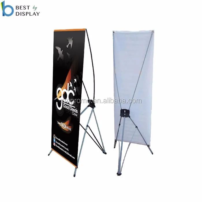 Outdoor display standard X banner stand size 60*160/80*180