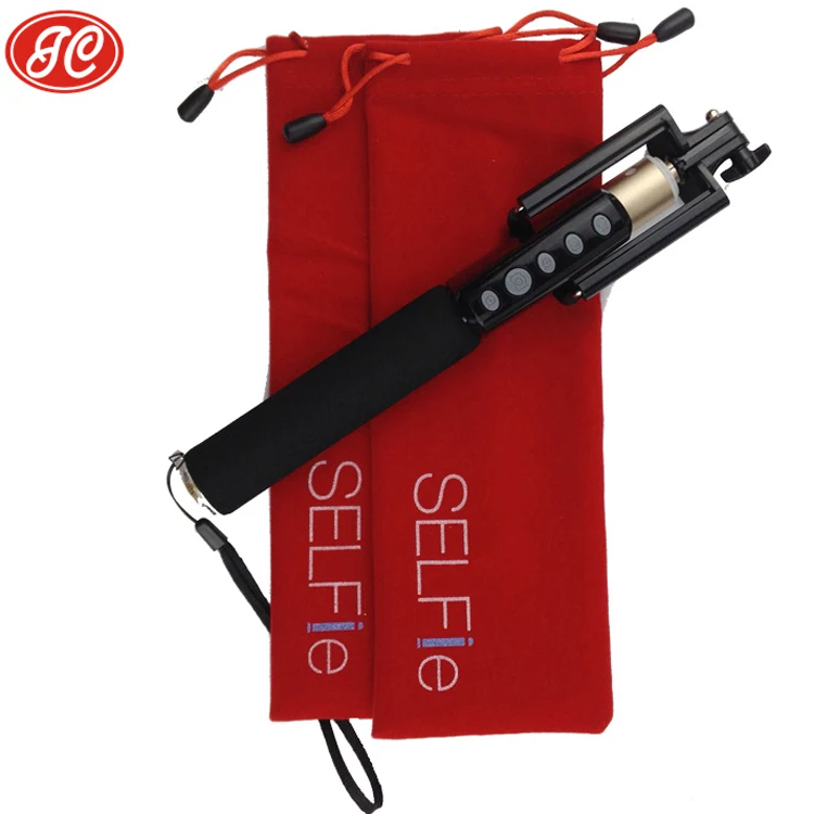 
2017 high quality handheld selfie stick pouch for digital camera 