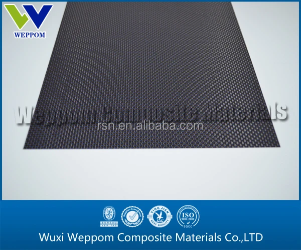 
3K Hybrid Twill Woven Kevlar Aramid Carbon Fiber sheet 5mm 