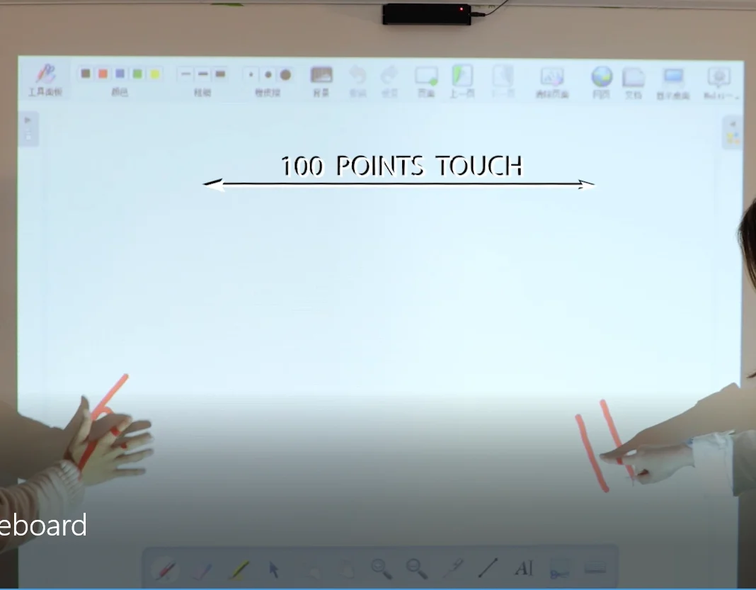 Finger Touch Smart White Board for education ,presentation ,portable interactive whiteboard