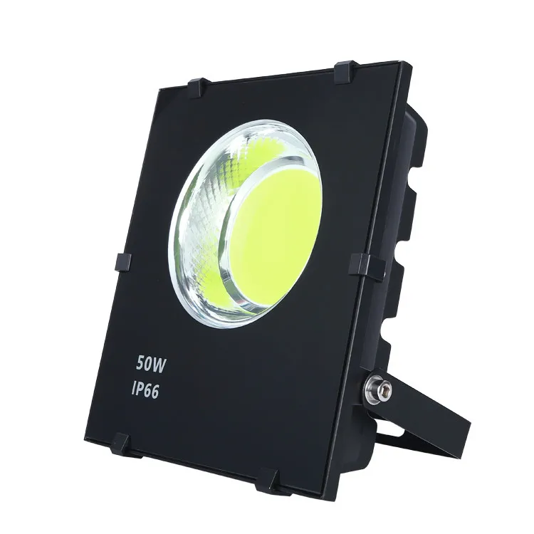 
Beam angle 140 square purple glass cover light cob led flood light 50w 