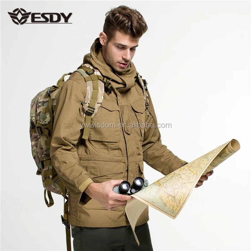 ESDY Tactical Waterproof Clothes Outdoor Winter theamal Jacket Sports Hiking Hunting Combat Windbreaker