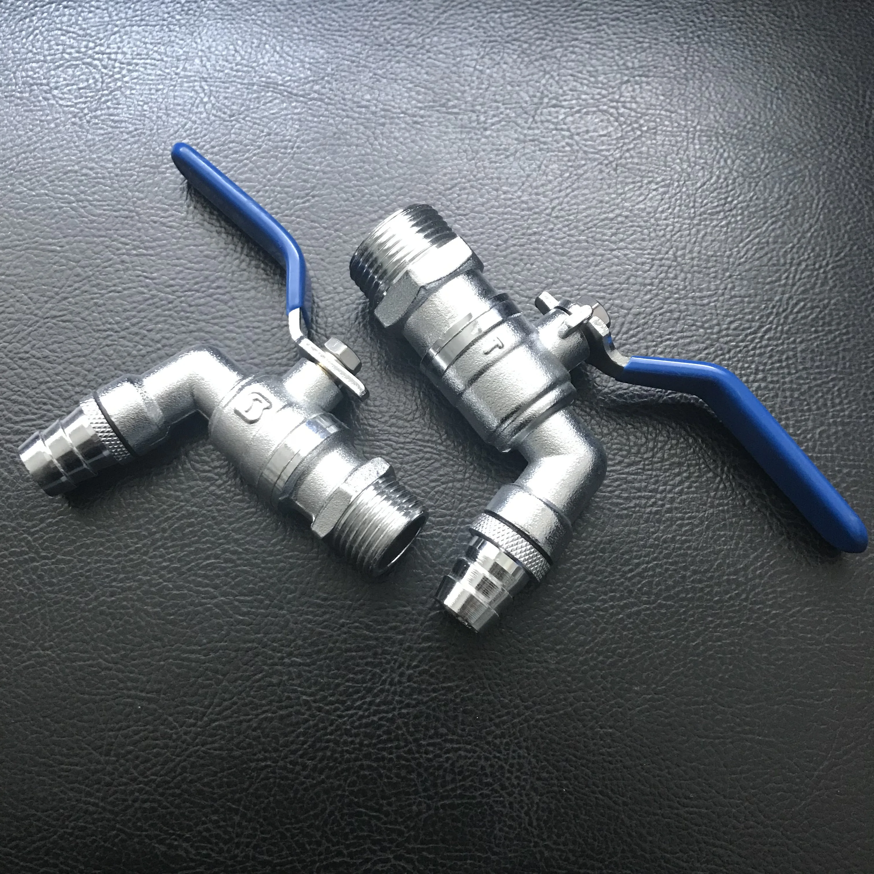 China Yuhuan shunshui sunsy factory BSP NPT SS10010 nickle plated brass taps water tap bibcock faucet for kitchen