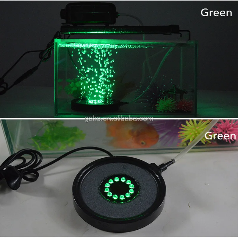 GAKO 11cm Led gas bubble ring light for Aquarium Fish Tank Decoration