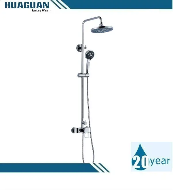 
High quality copper material chrome finish bath shower mixer 