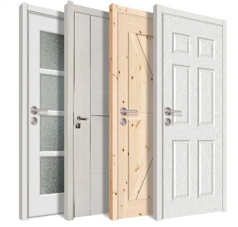 
Decorative Interior Wood Veneer Plywood Skin MDF Moulded Door 