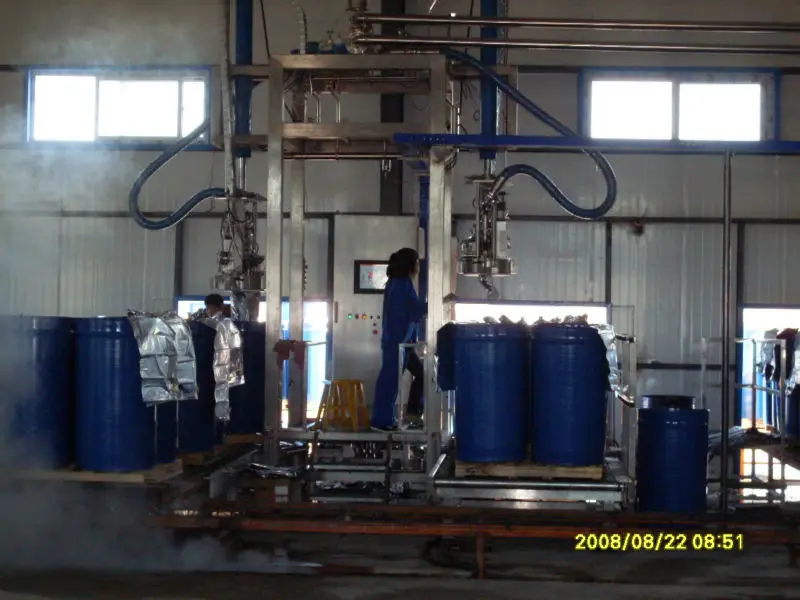 double heads big drum aseptic filling machine filler