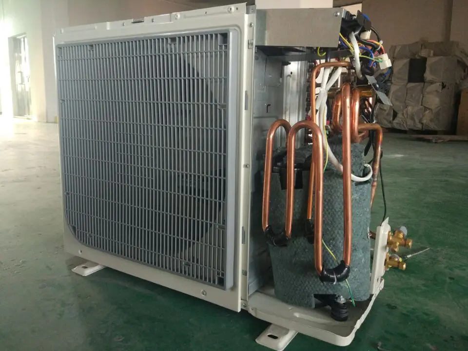 Saving 50% energy 24 hours working time 12000BTU AC/DC hybrid power wall split solar air conditioner