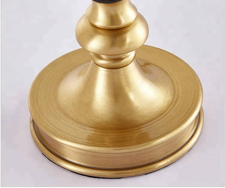 european style minimalism iron art vintage trophy table lamp