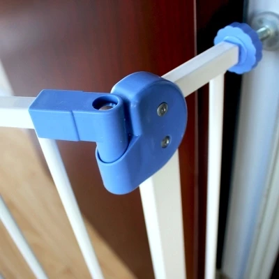 Auto Close Fixed Open dog stair gate pressure stair gate baby metal safety gate child fence child barrier play yard