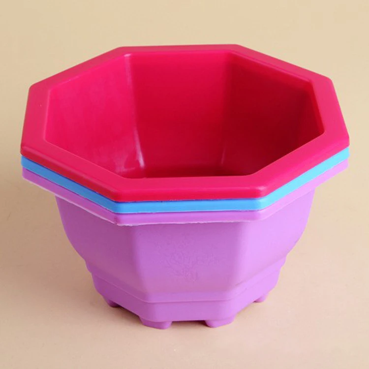 Firm Durable Ventilation Star Anise Garden Plastic Flower Pot