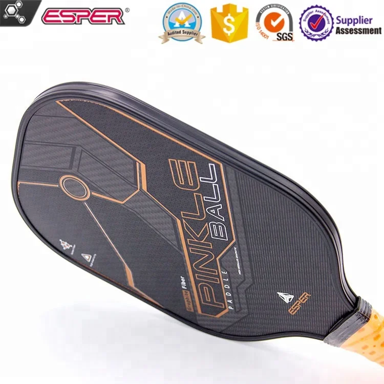 Factory customized logo water transfer sticker for 3 K carbon fiber polymer honeycomb ball paddle