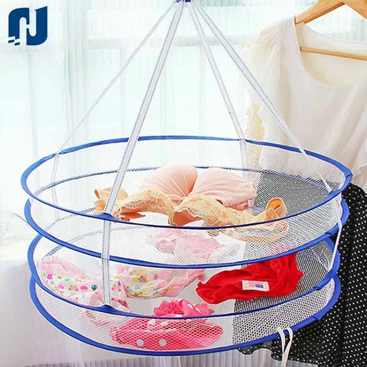 Двухслойная корзина для белья, подвесная сушилка, складная сетчатая сушилка, сетчатый бюстгальтер, нижнее белье, носки, колготки, чулки, нижнее белье