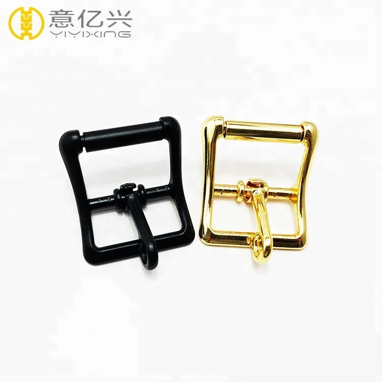 Fashion design metal pin buckle for clothes belt and leather bag making accessories