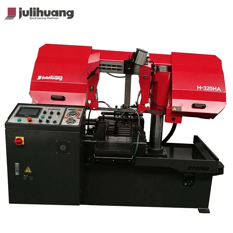 
High Quality JULIHUANG Automatic OEM/ODM Industrial Iron Metal Steel Cutting Custom CE ISO Horizontal CNC Band Sawing Machine 