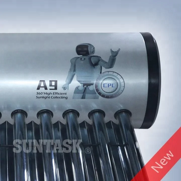 Suntask CPC high efficiency 316L pressurized solar water heater