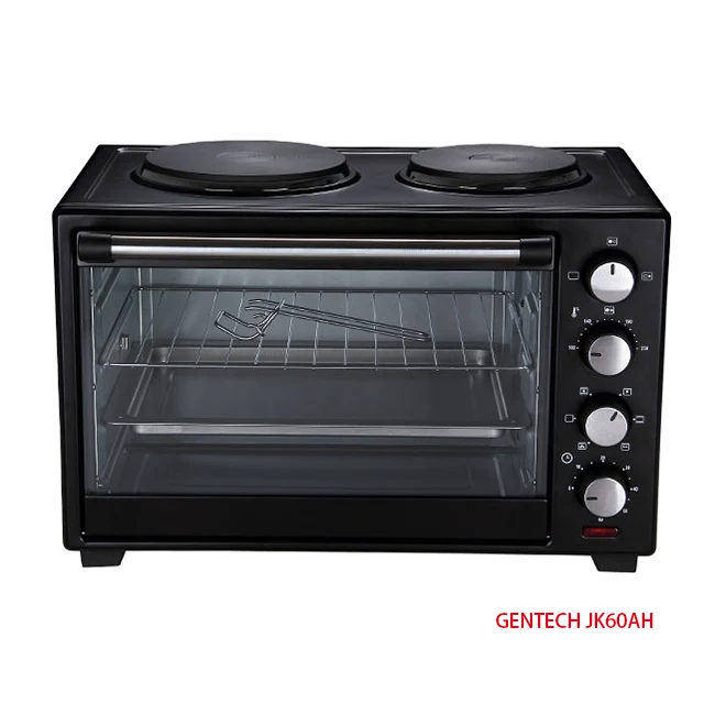 
Large size 60L capacity oven with hot plates 