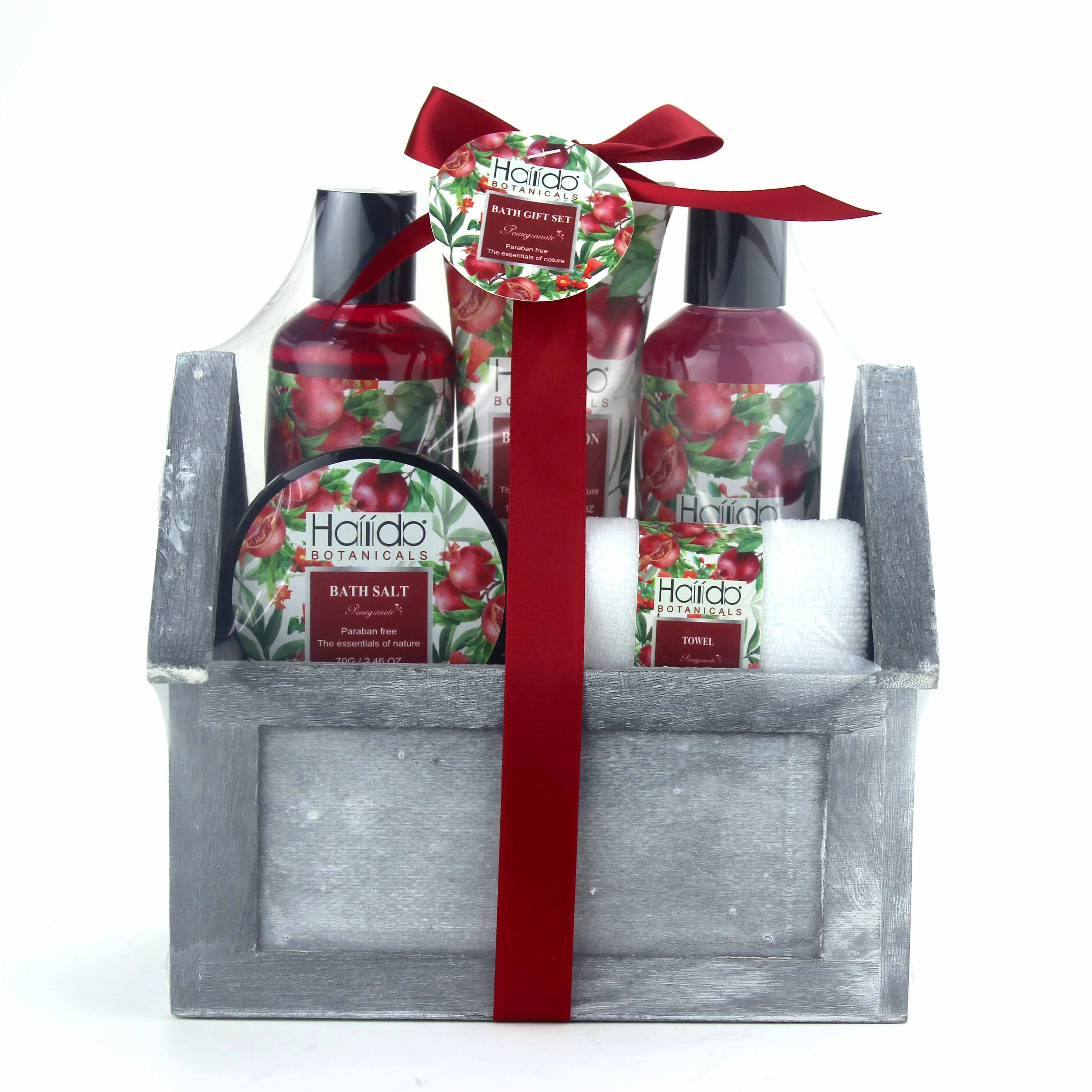 
 Подарочная деревянная корзина для ванны, набор для массажа и рефлексотерапии дома, набор для спа, праздничные подарки для женщин  