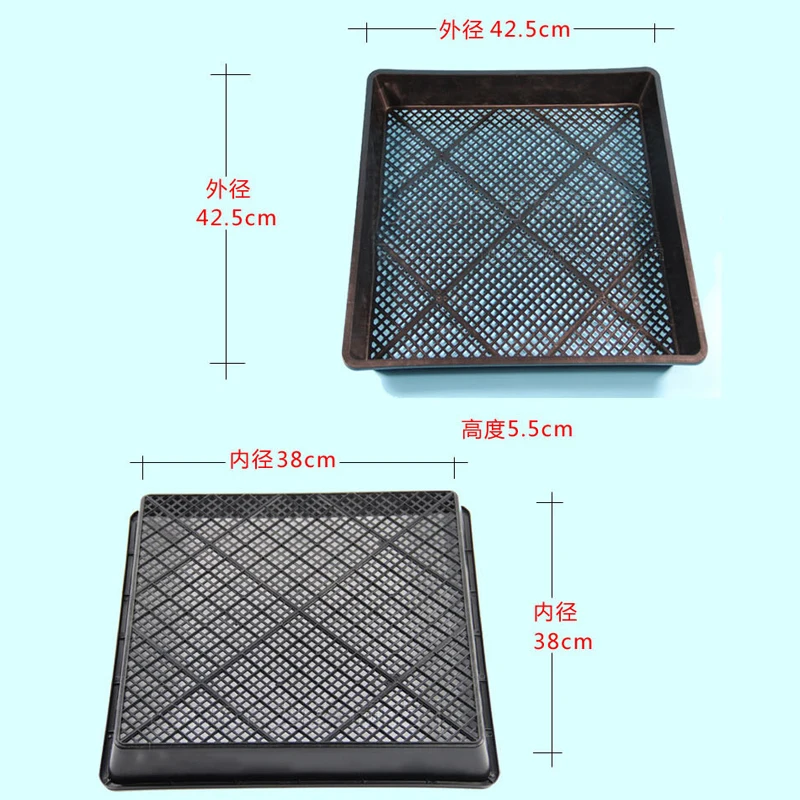 Good quality plastic seedling tray Plastic Seedling Trays Garden Large Plant Grow Tray