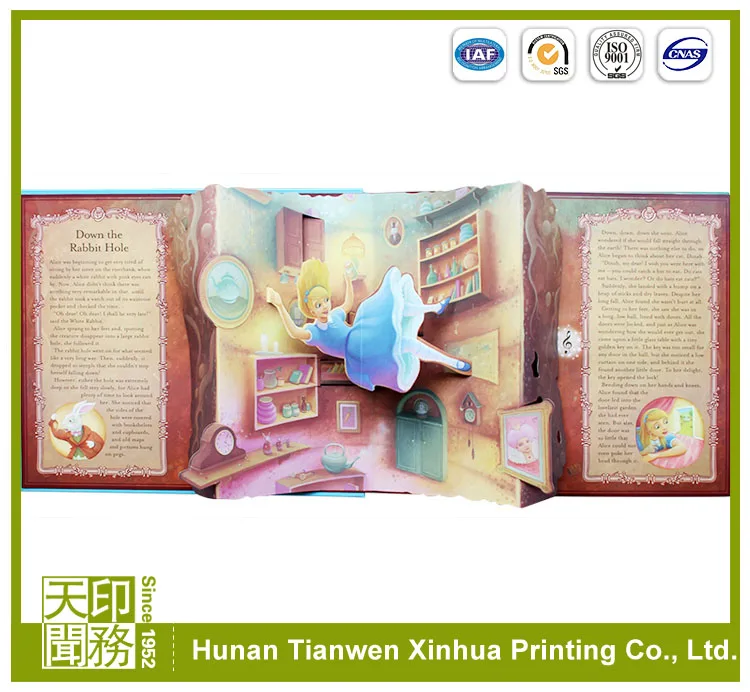 Wholesale children story pop up book printing publisher