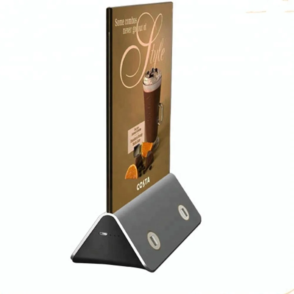 best selling ms vendido 2021 menu card inside power bank for restaurant 10000mah high power top selling on alibaba