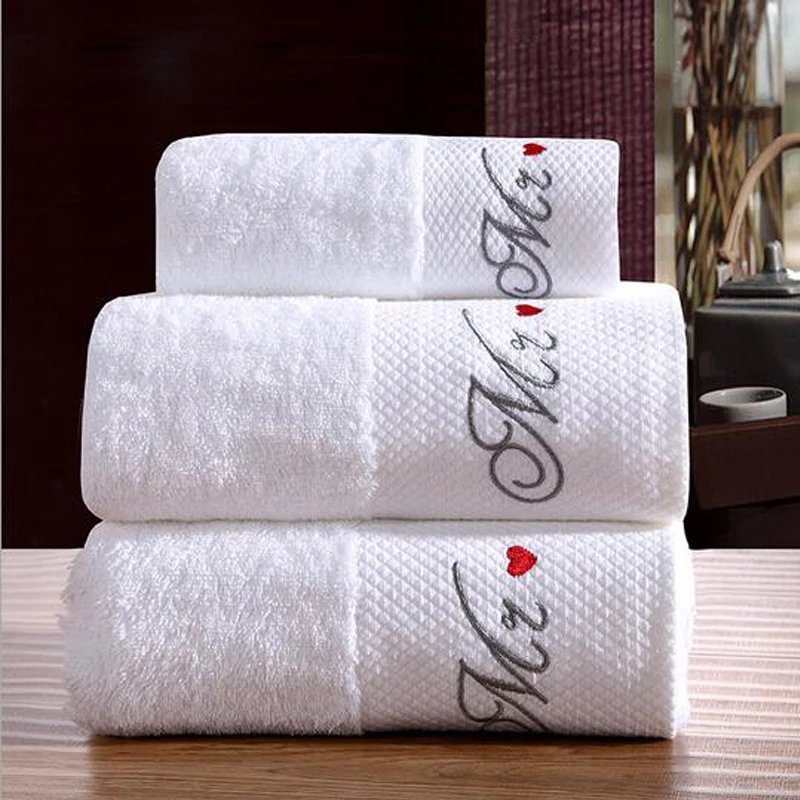 Custom Made Hotel Towel 100% Egyptian Cotton Terry Dobby Bath Towel Large Beach Towel