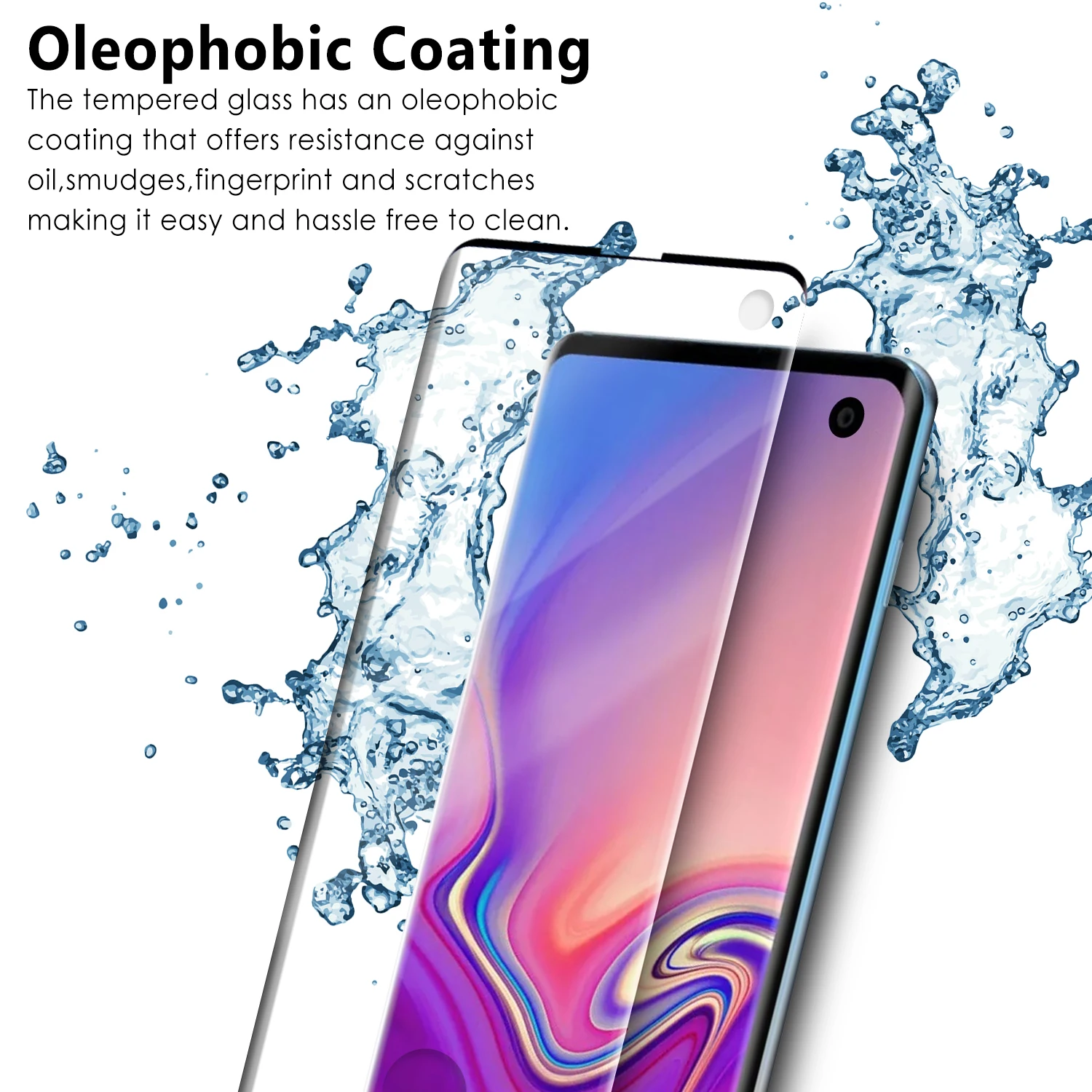 Поддержка оптовой 3d S10 закаленное стекло защитная пленка для экрана Samsung Galaxy