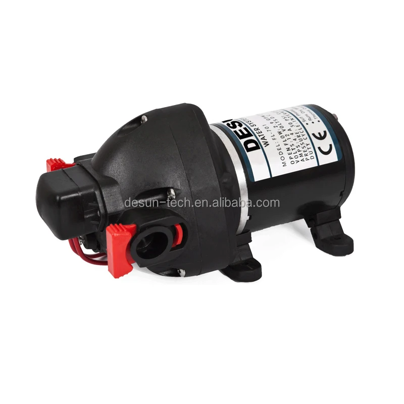 12v24v 60psi Wash Machine Drain Pump, Drain Cleaner Pump, Triplex Diaphragm Water System Pump