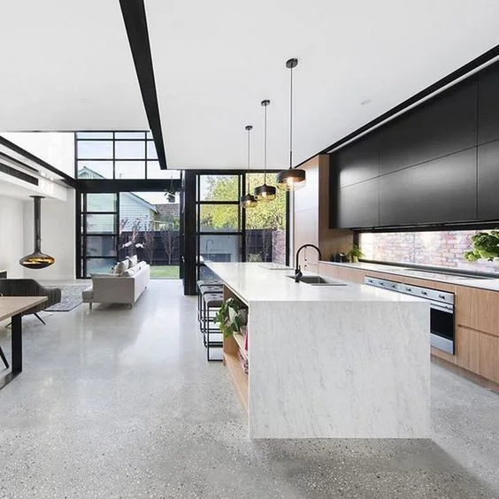 2024 Hangzhou Vermont Custom Best Price Walnut Wood Color Kitchen Cabinets Modular Kitchen Cabinet Design