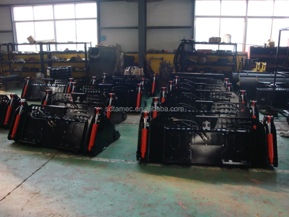 combined bucket 4 in 1 bucket for skid loader attachment