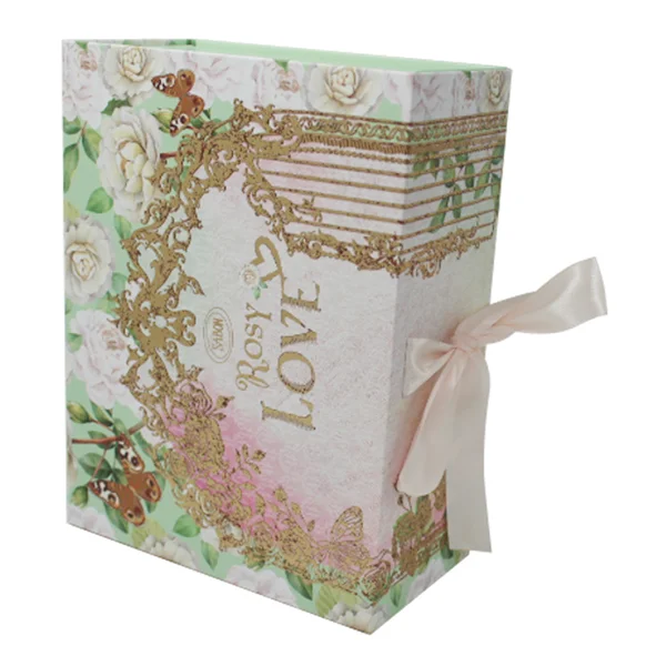 Customize beautiful paper gift folding packaging box