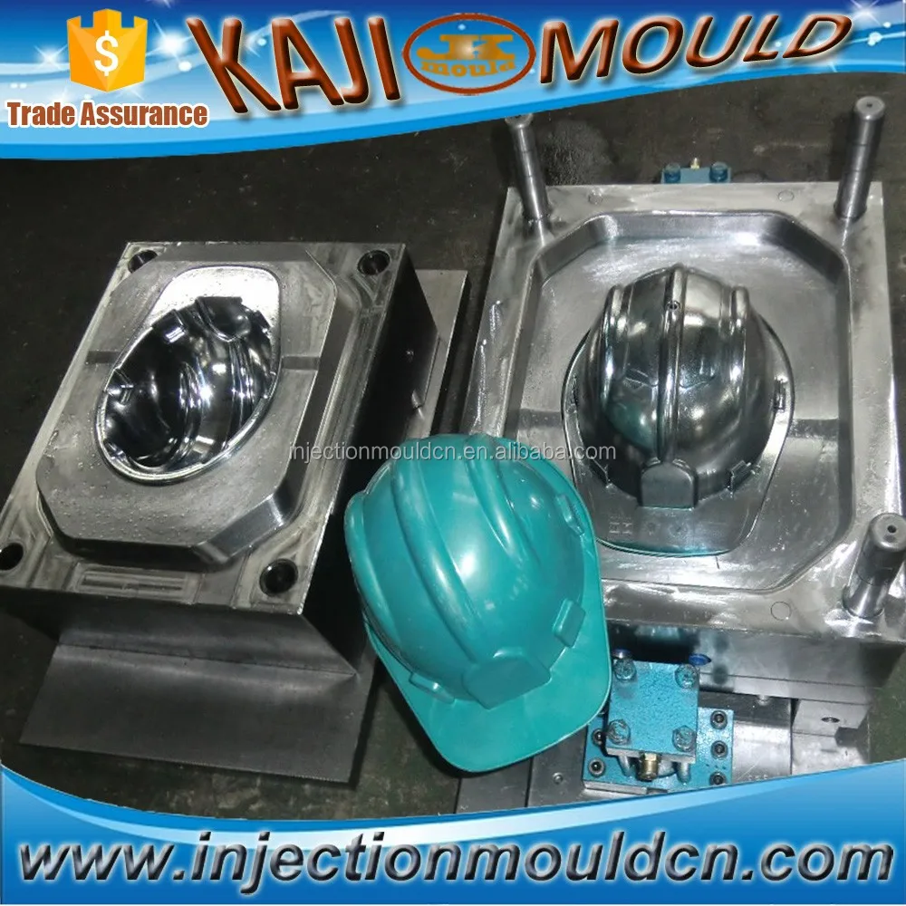 Make high quality cheap plastic injection molding, safety helmet mold, plastic helmet moulds