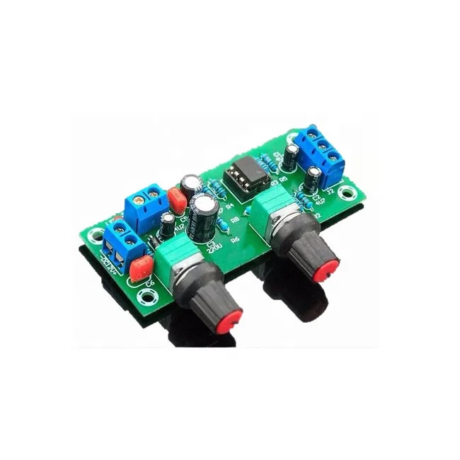 Taidacent subwoofer NE5532 front panel front panel low pass filter board non-amplifier single power NE5532 pre-finished board