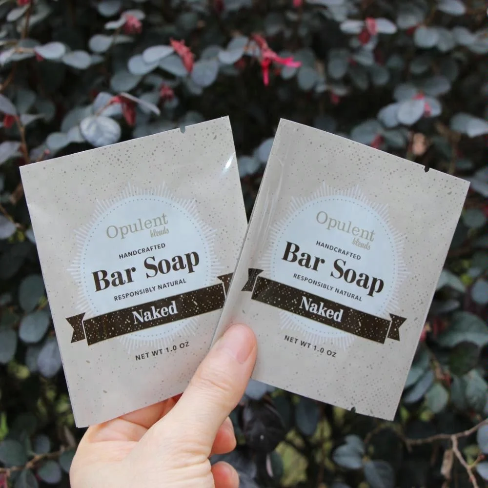 digital printed 5ml 10ml mini small cosmetic sample sachets packet hand wash liquid soap hotel shampoo plastic sachet