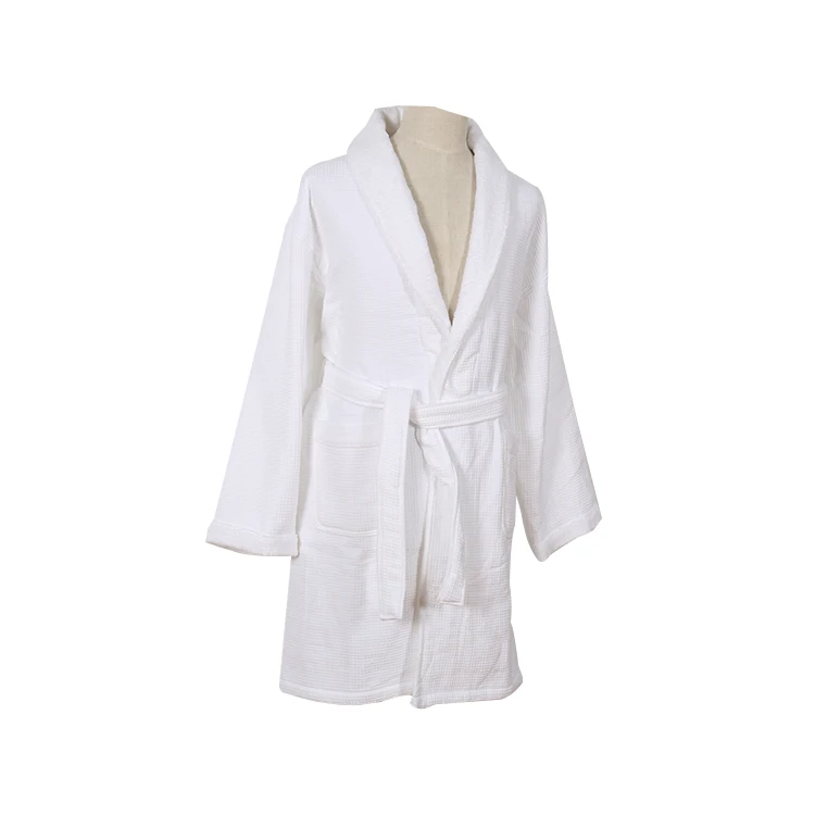 White Cotton Bathrobe Women Cloak Dressing Gown Women Bath Robe Thick Warm Couples Towel Femme
