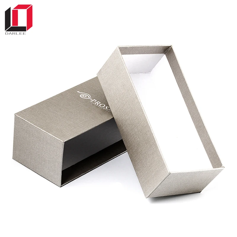 Luxury drawer shape cardboard paper sunglasses case box with custom logo