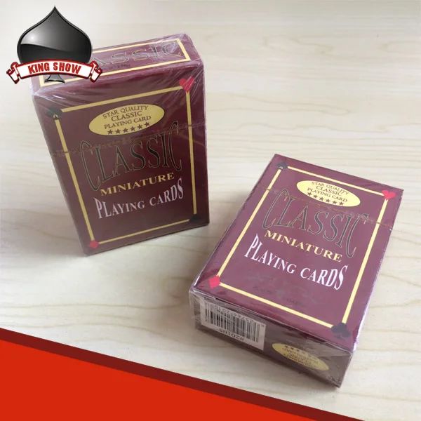 Custom Printable Paper Mini Small Size Playing Card Game for Children Kids