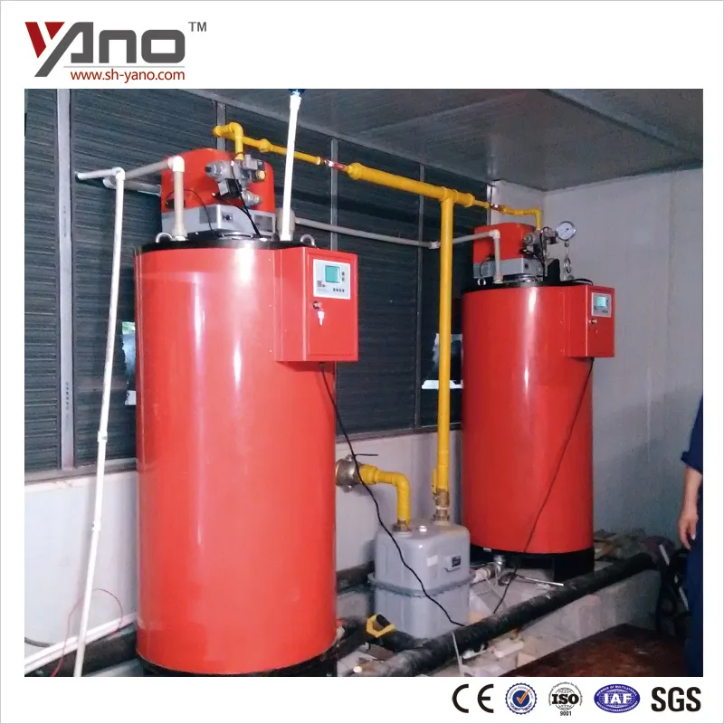 CE&ISO Certificated Swimming Pool Heater 35-1000kg/h Automatic Machine Vertical Gas Steam Boiler
