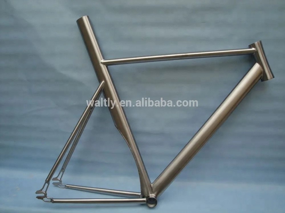 ISP 700c double butted titanium fixie gear bike frame